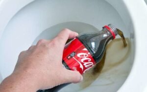 Como destapar el baño con coca cola